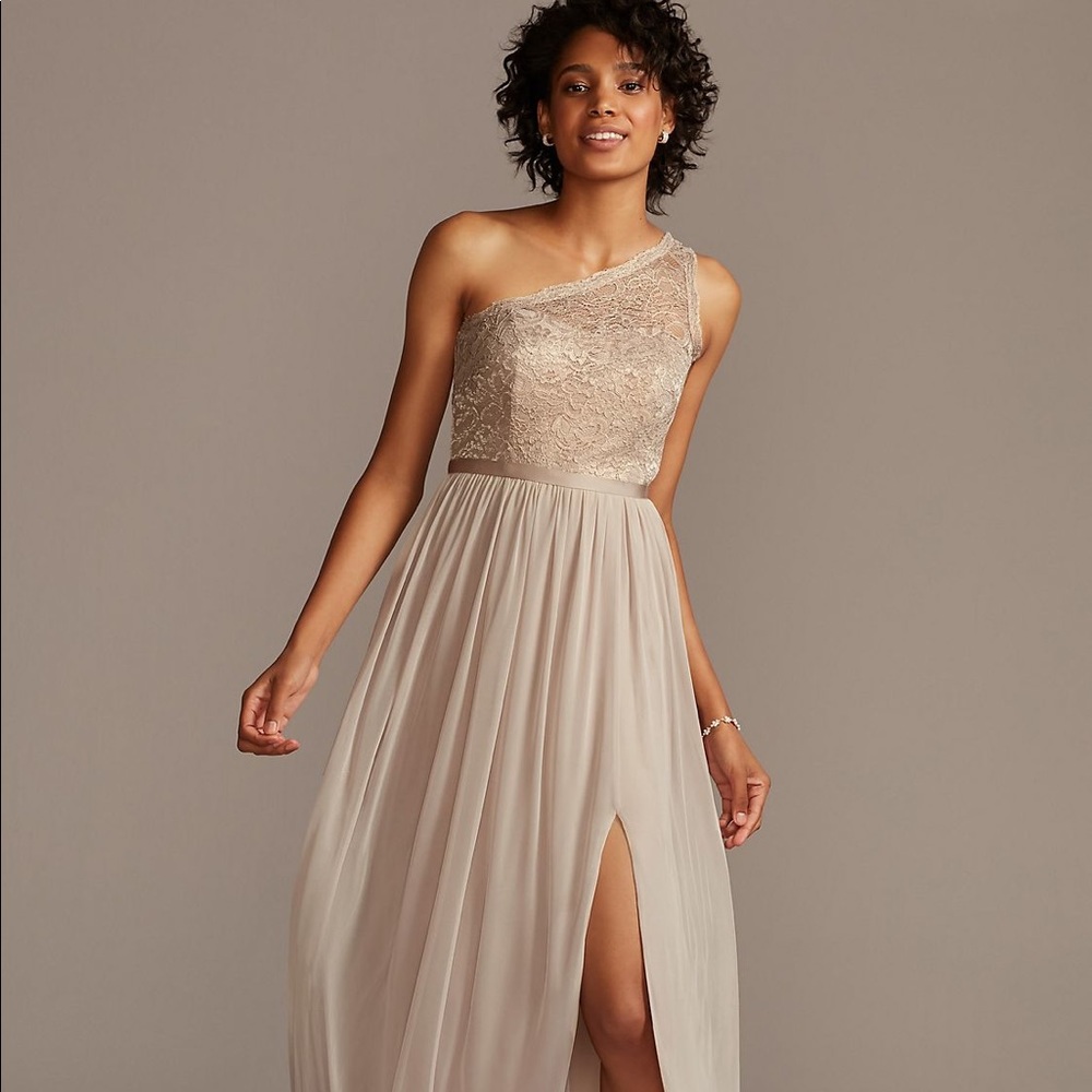 David’s bridal bridesmaid dress